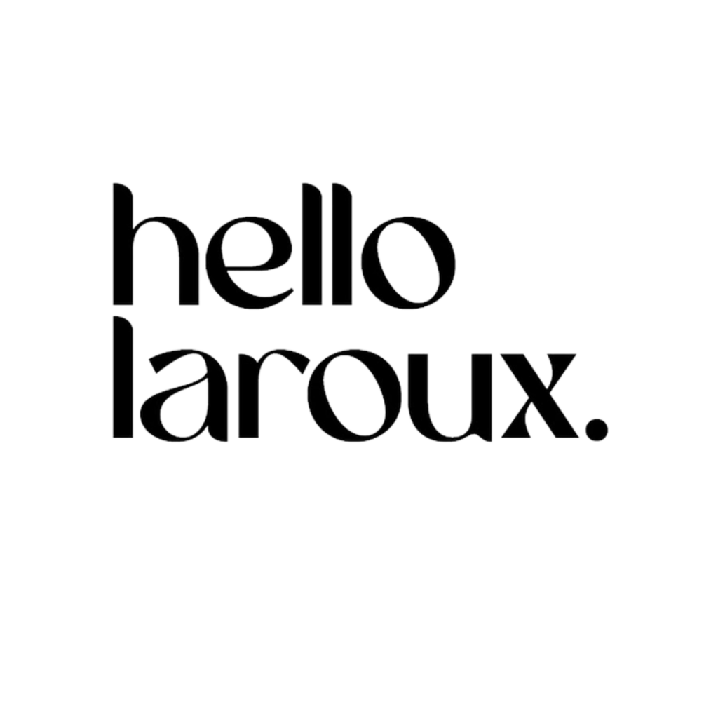 Bonjour Laroux. Logo